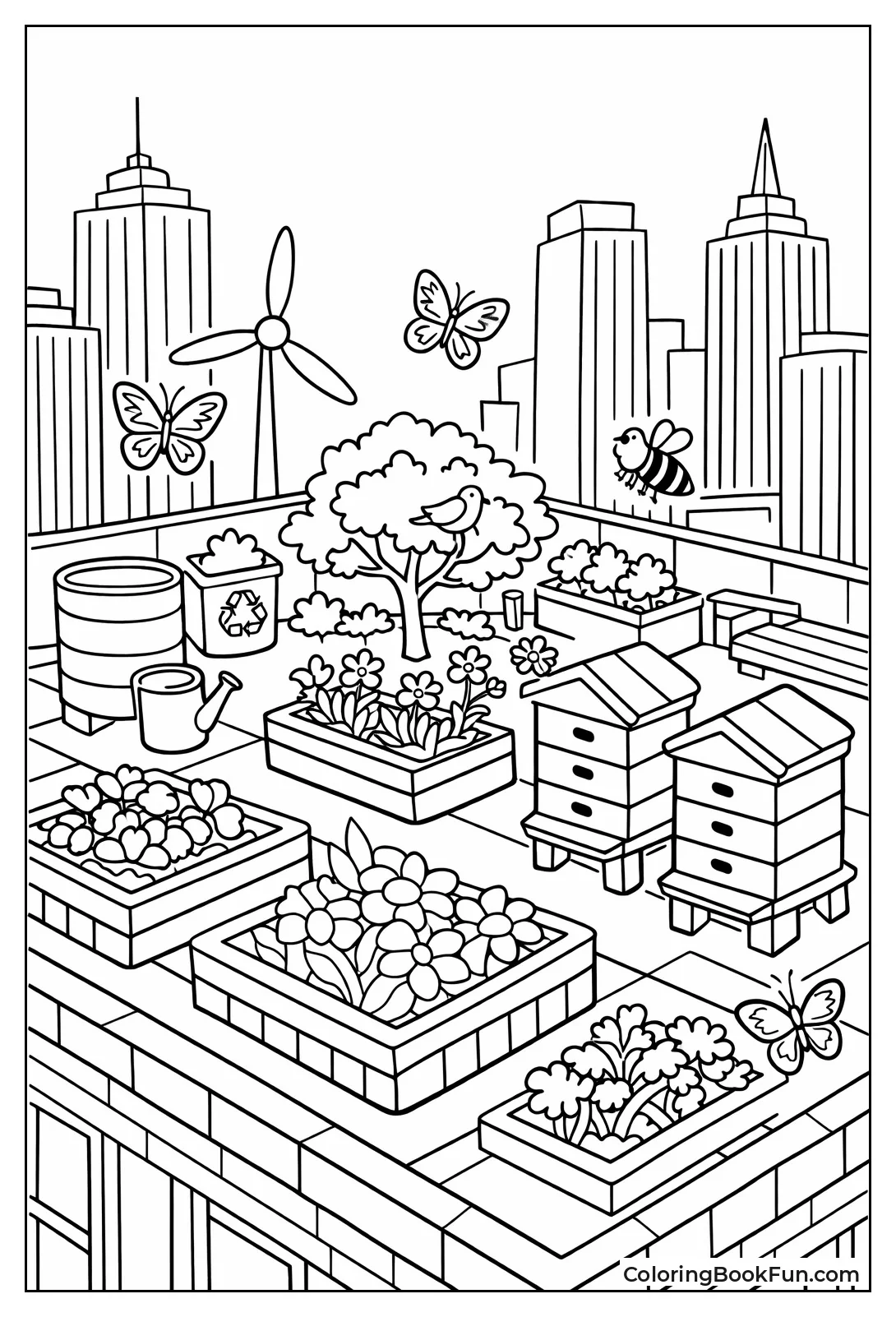 City Rooftop Garden