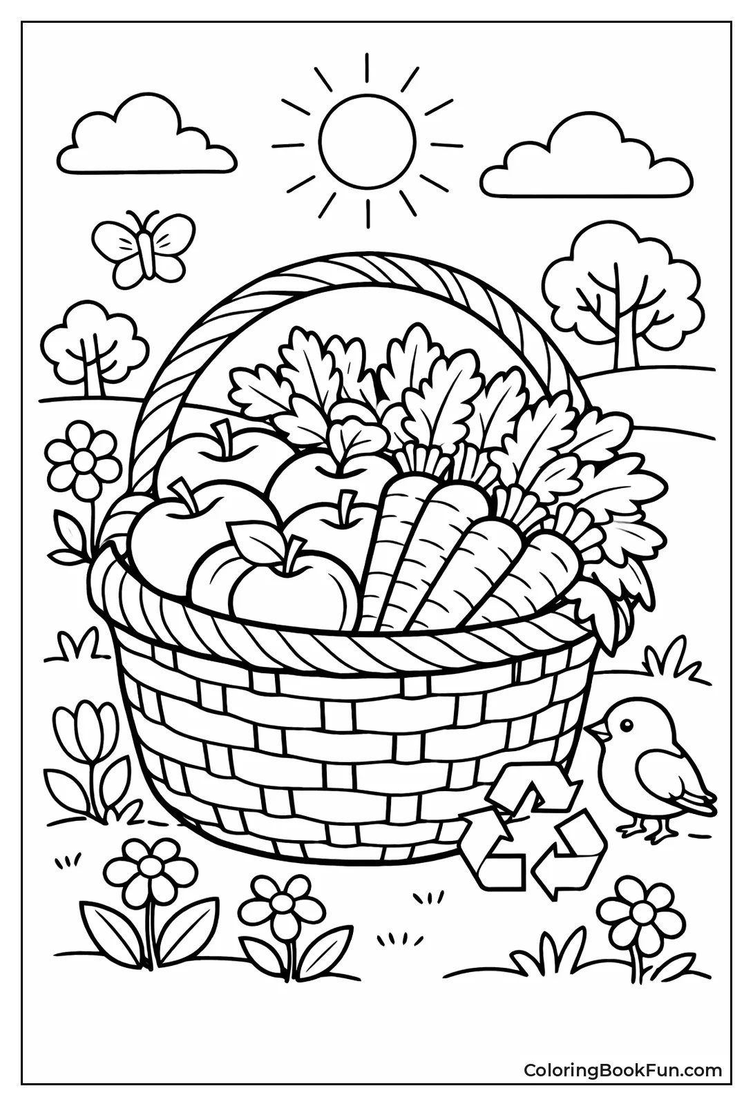 Organic Veggie Basket