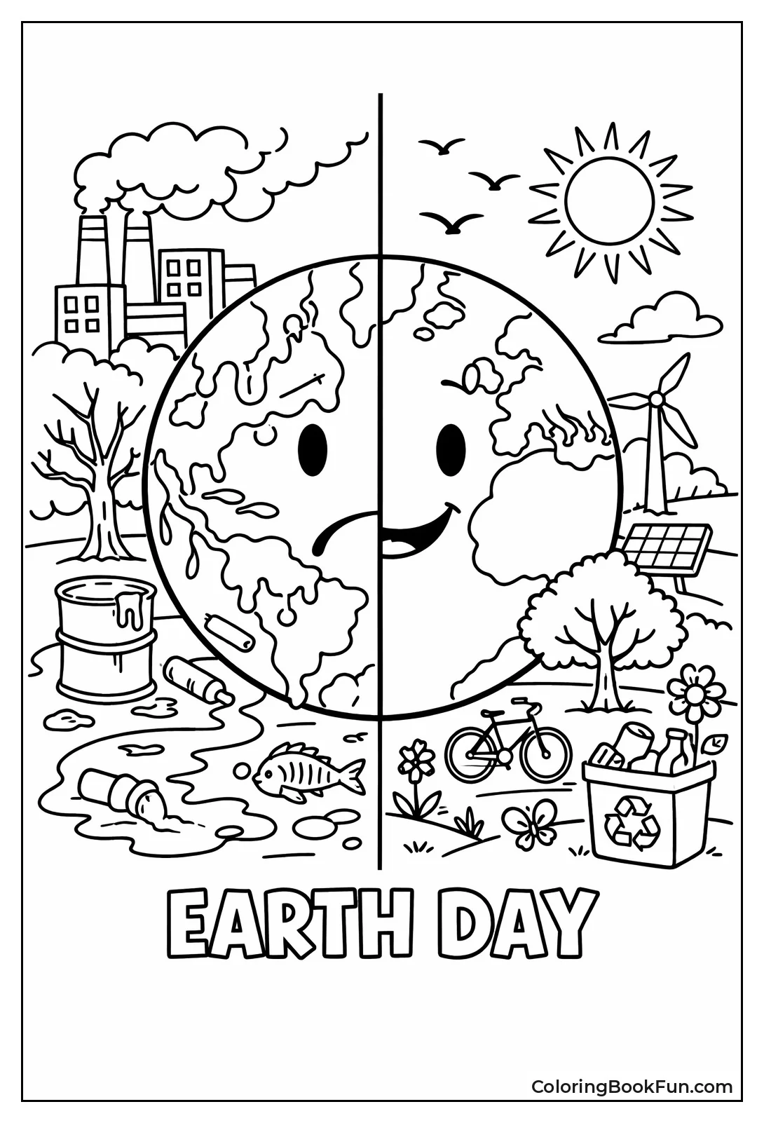 Polluted to Clean Earth