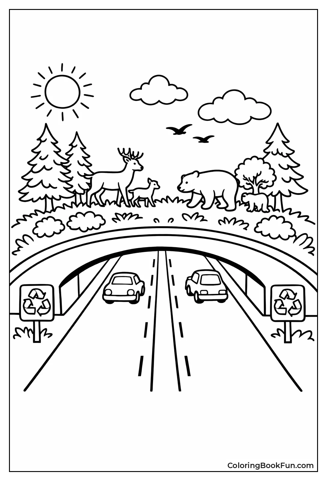 Wildlife Bridge Crossing