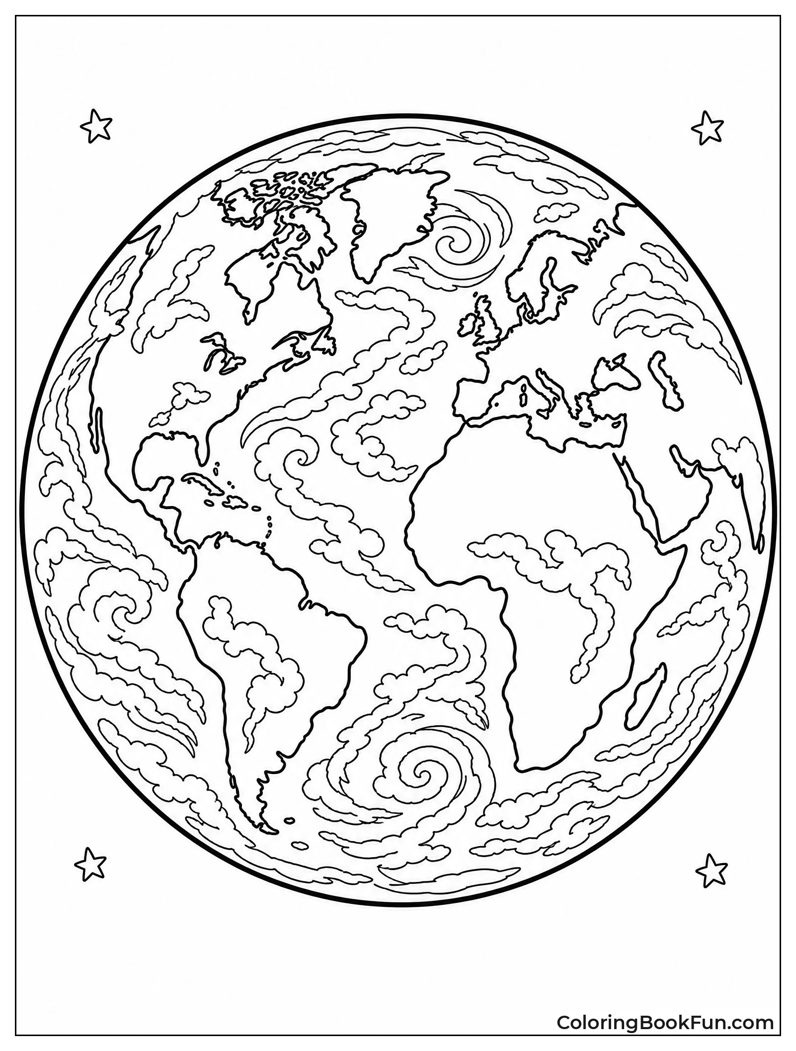 Realistic Earth from Far Away