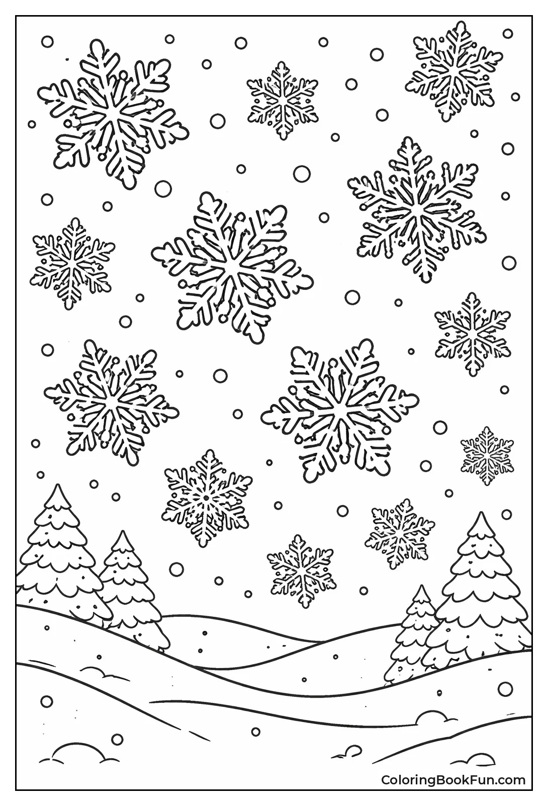 Falling Snowflakes