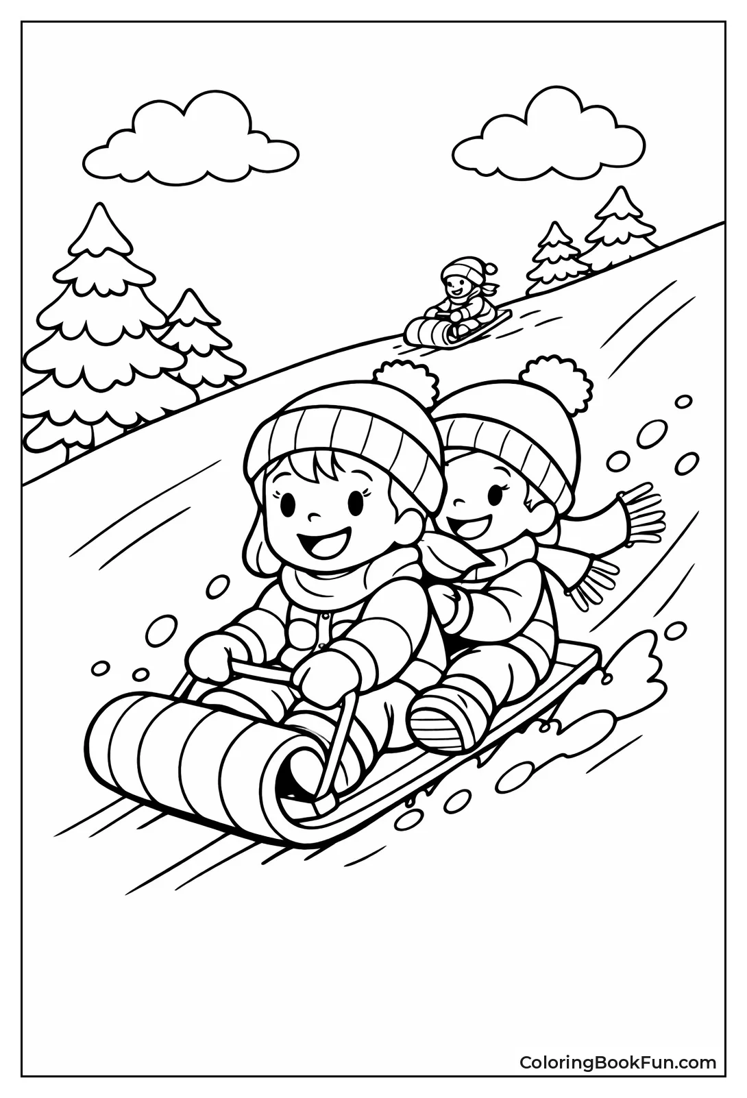 Sledding Down Hill