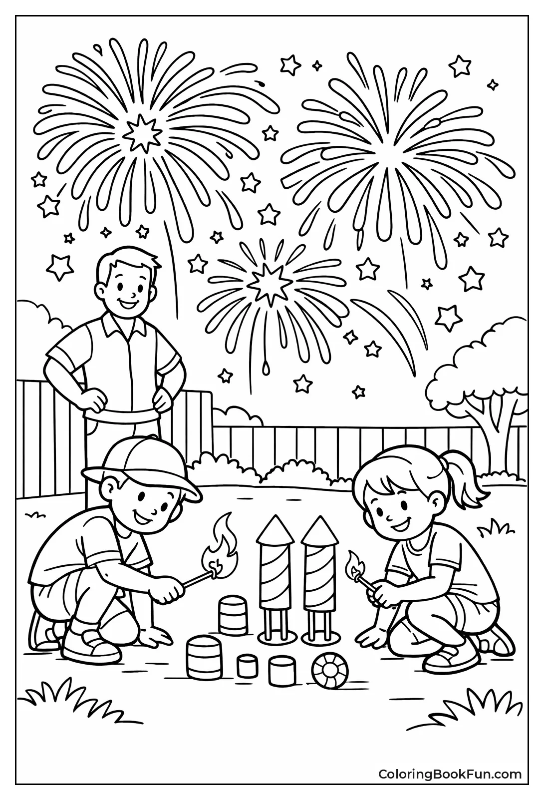 Kids Lighting Rockets