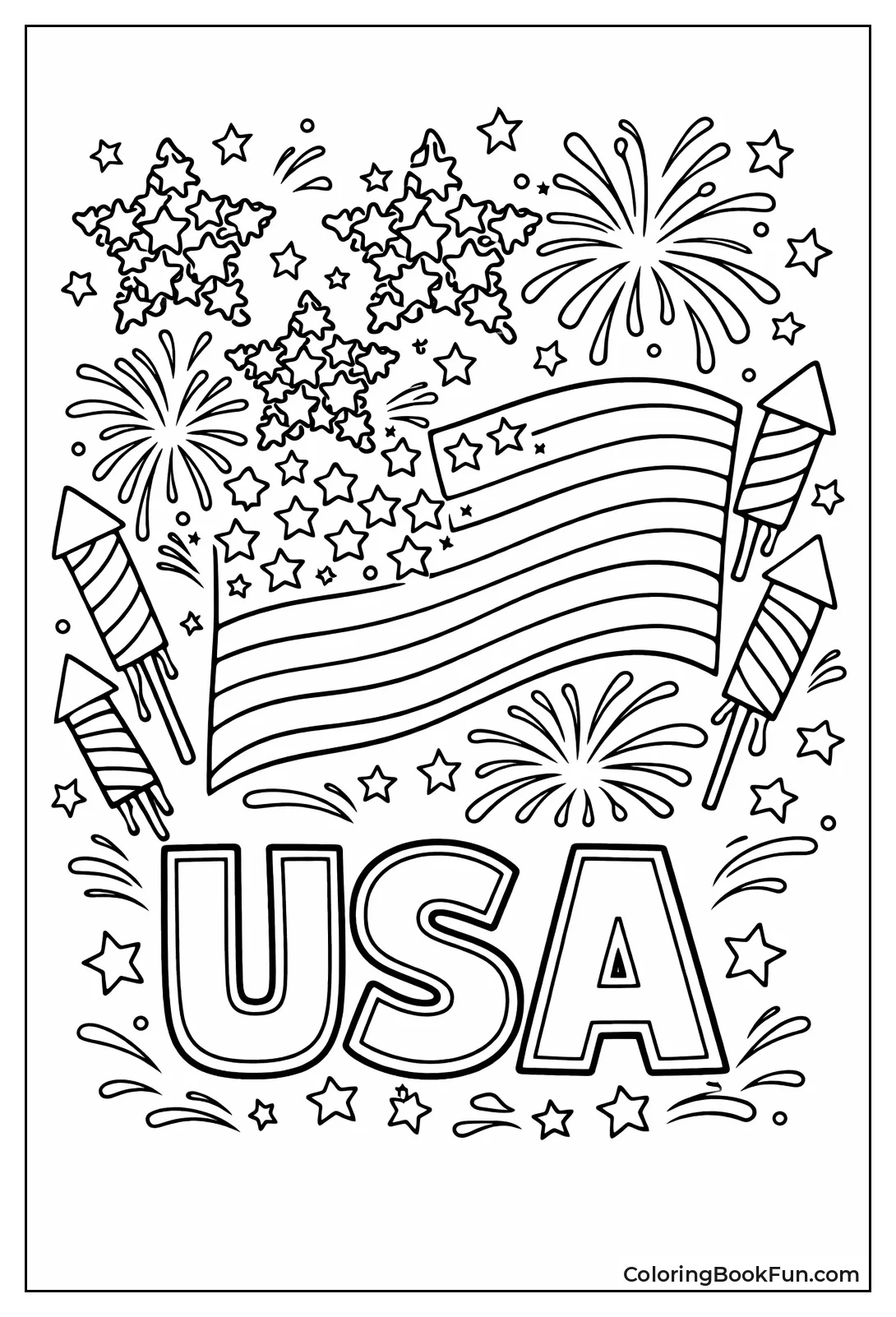 Patriotic Starbursts