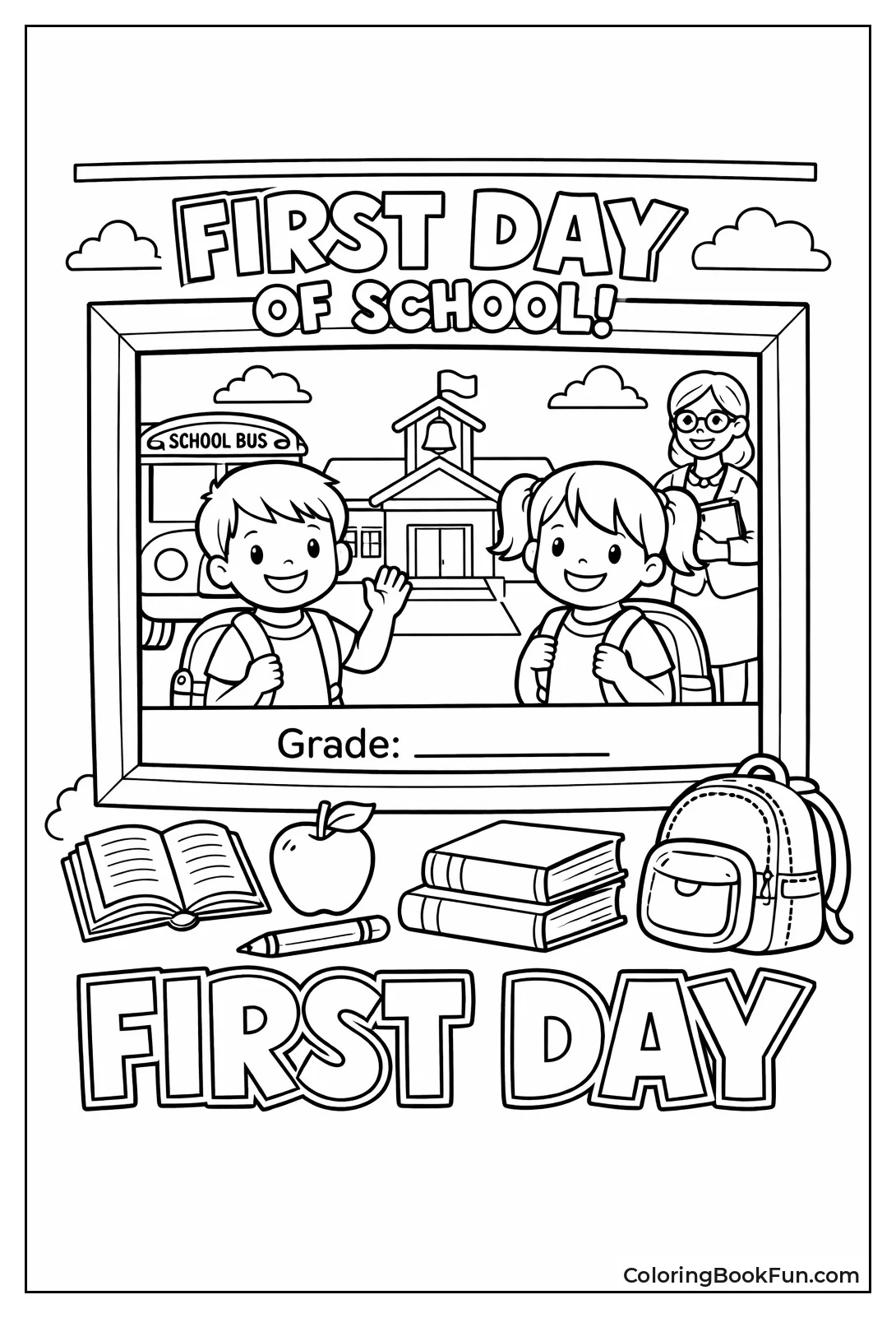 First Day Sign