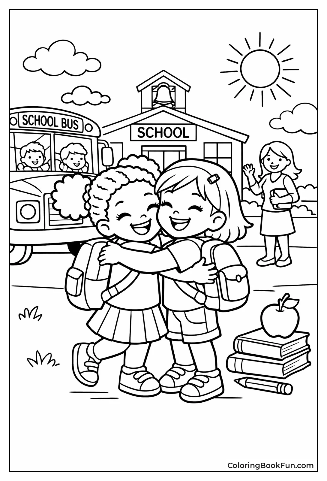 Friends School Hug