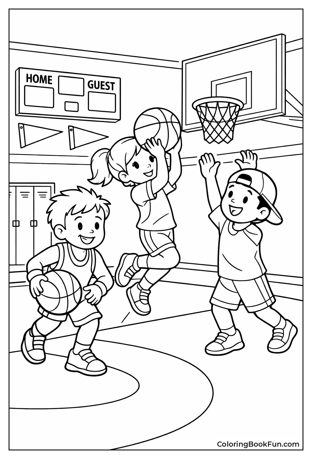 Gym Class Basketball