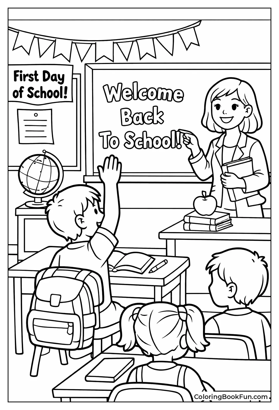 Hand Raised in Class