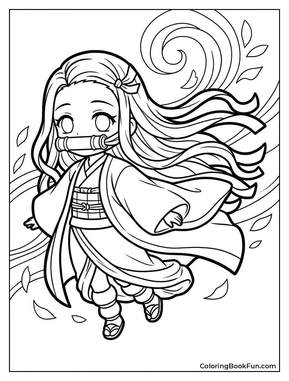 Flowing Haori Nezuko