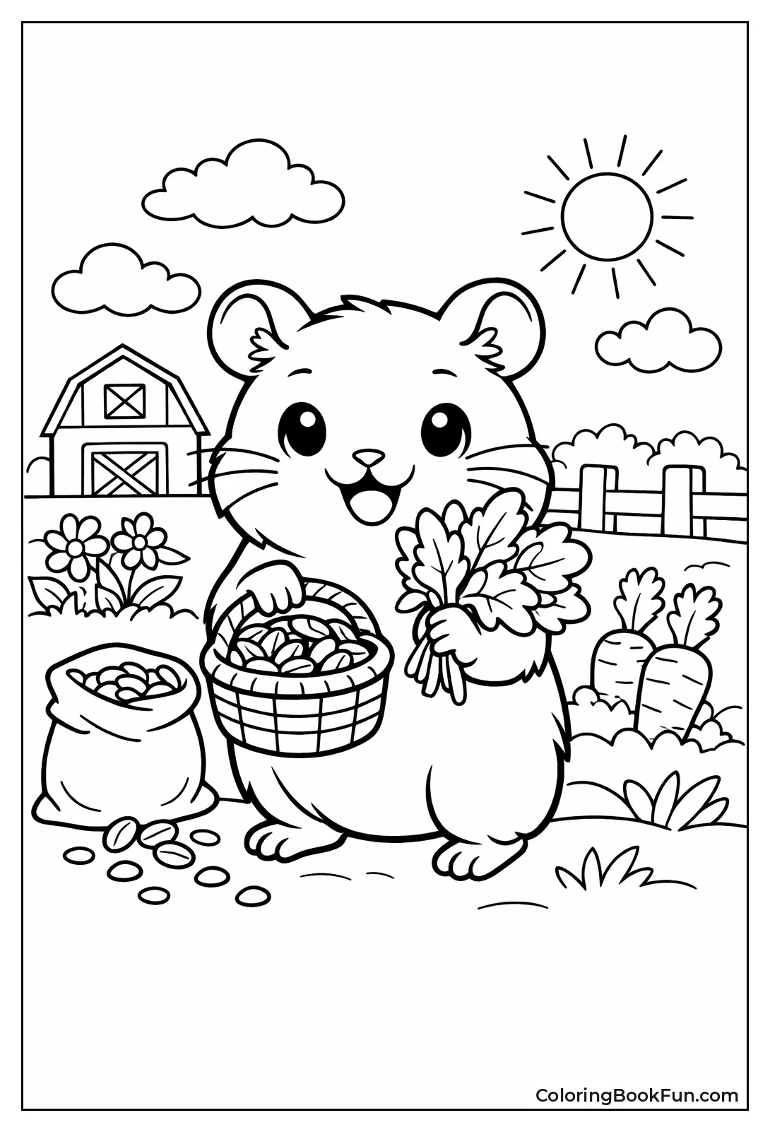 Foraging Hamster