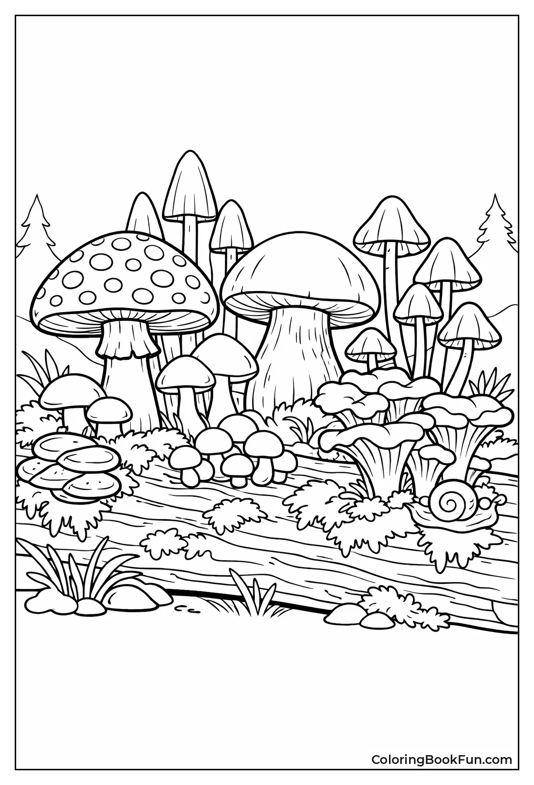 Cluster of Mushrooms