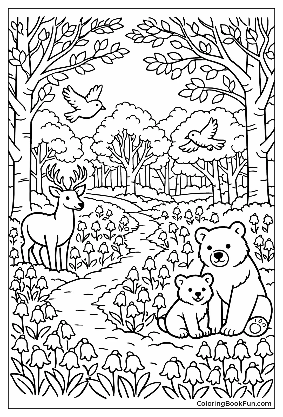 Spring Bluebell Woods