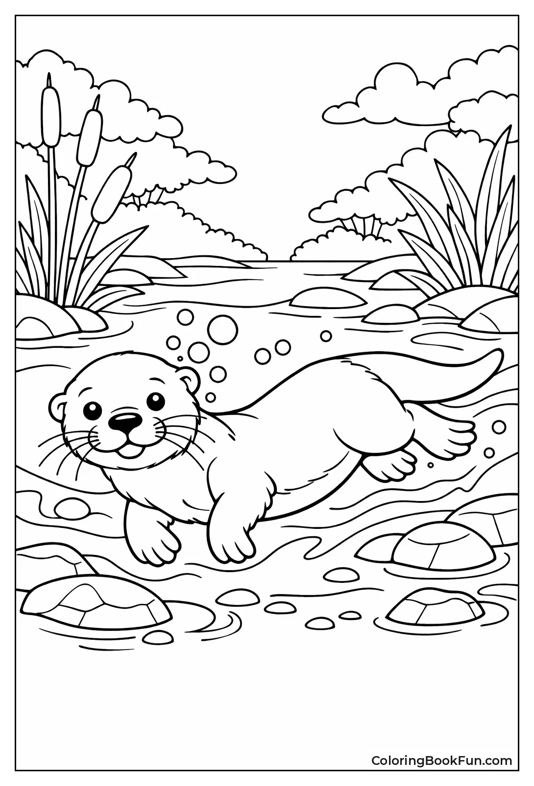 Forest Stream Otter