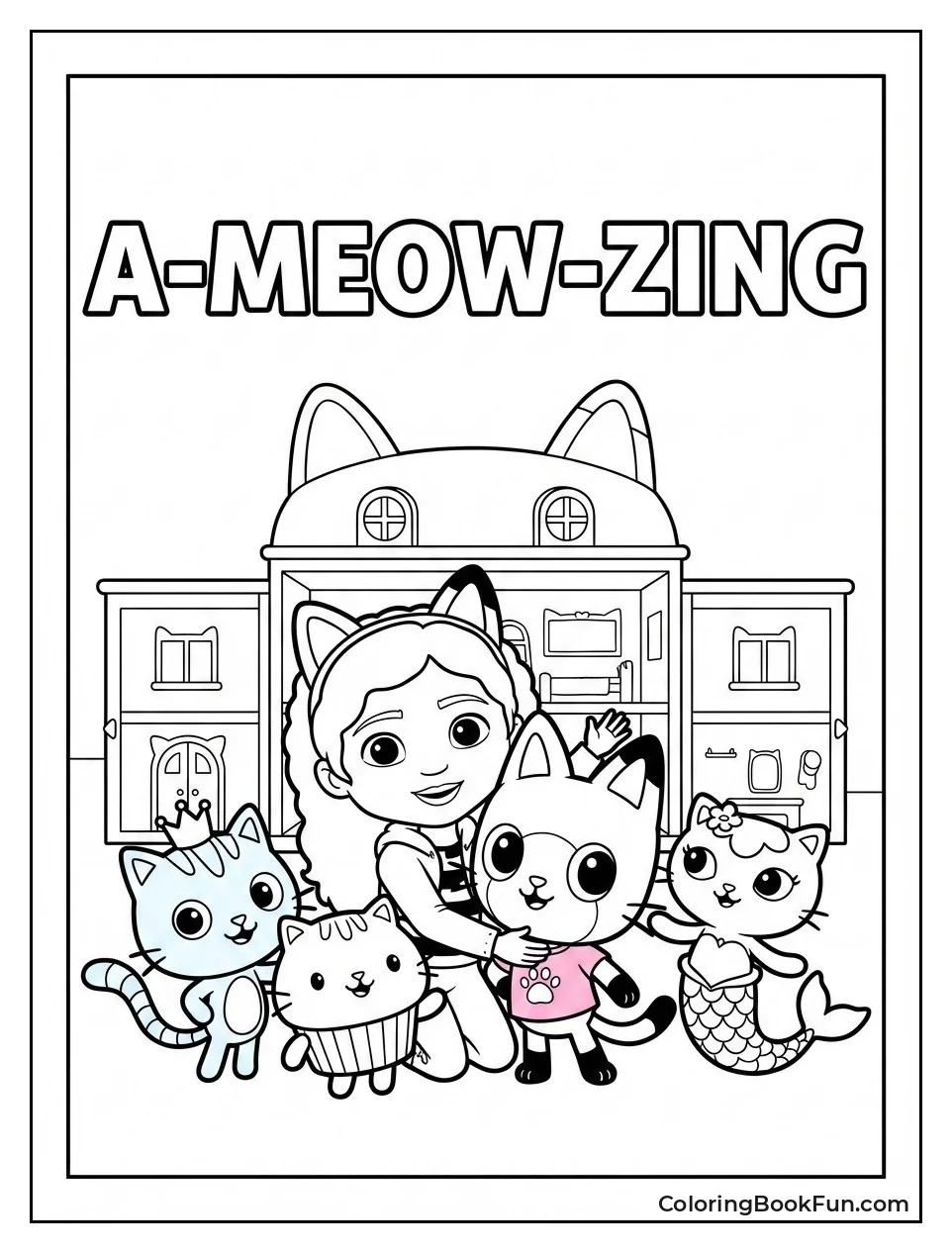 Gabby and Kitties Group