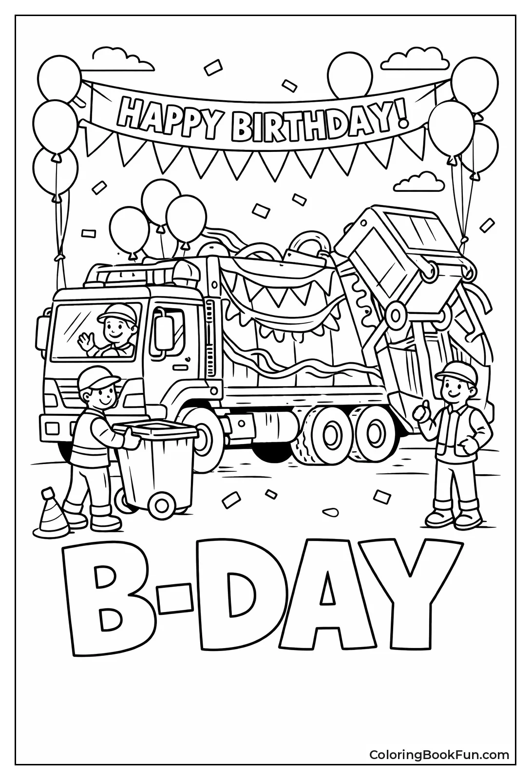 Birthday Trash Party