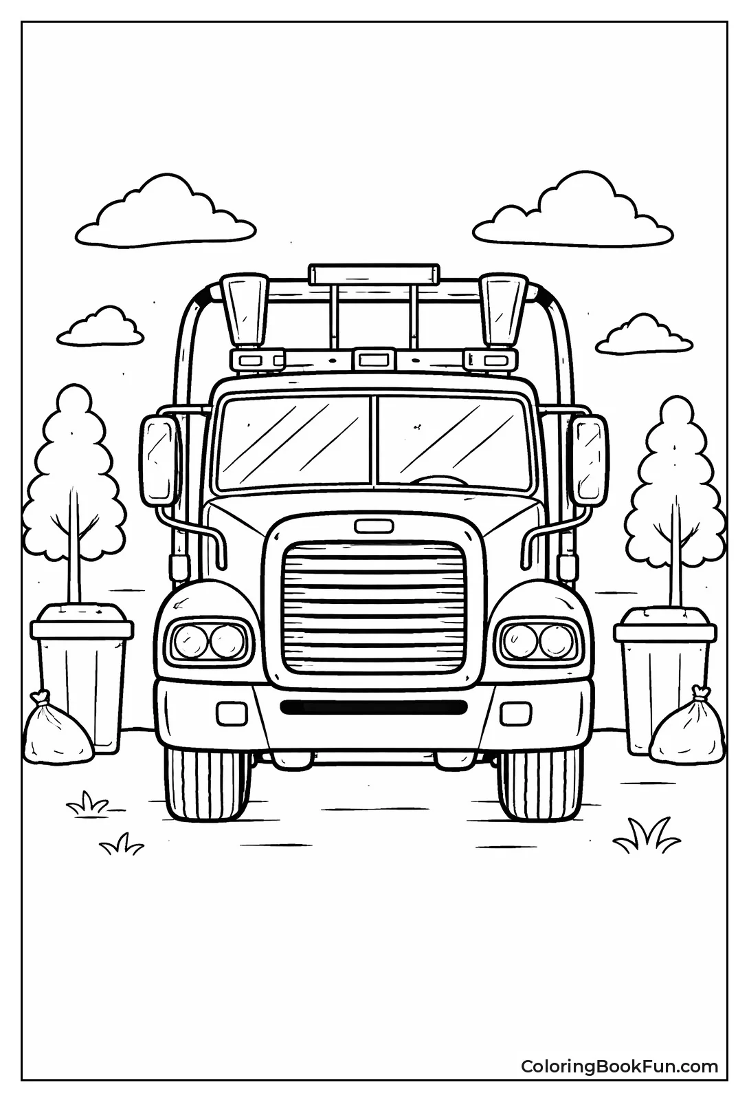 Front View Stationary