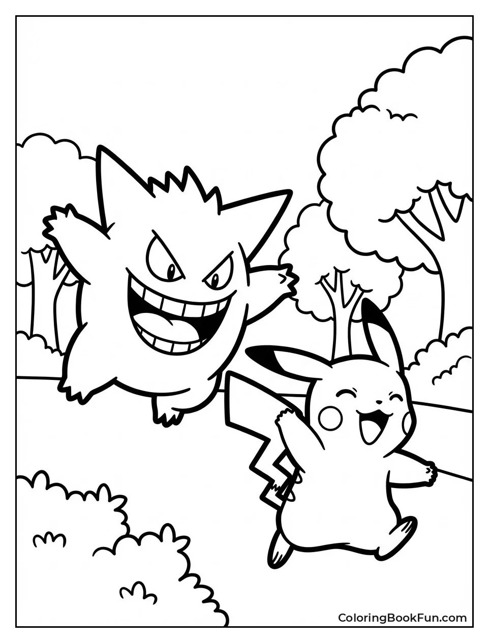 Gengar Playing Tag