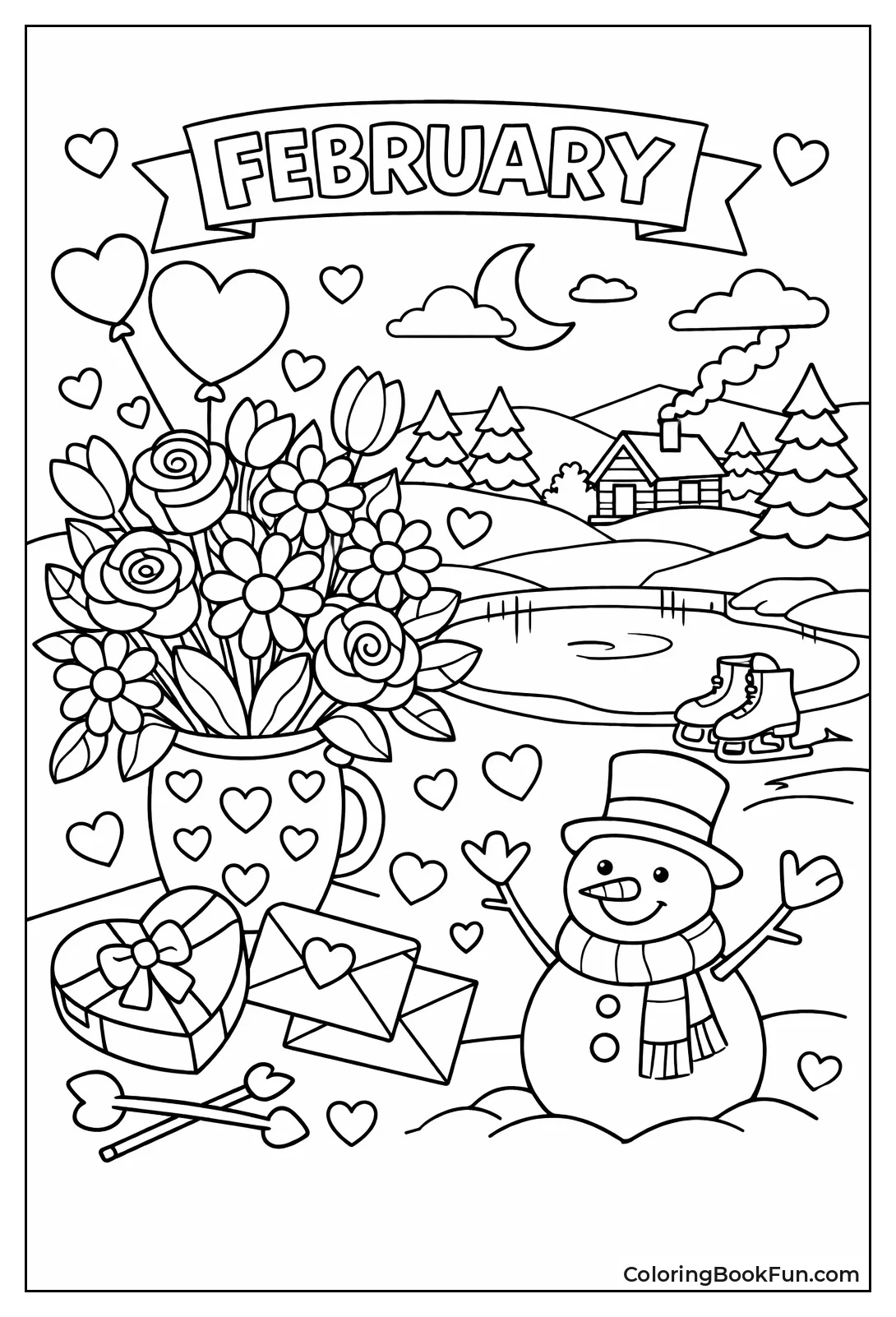 Gentle February Illustrations