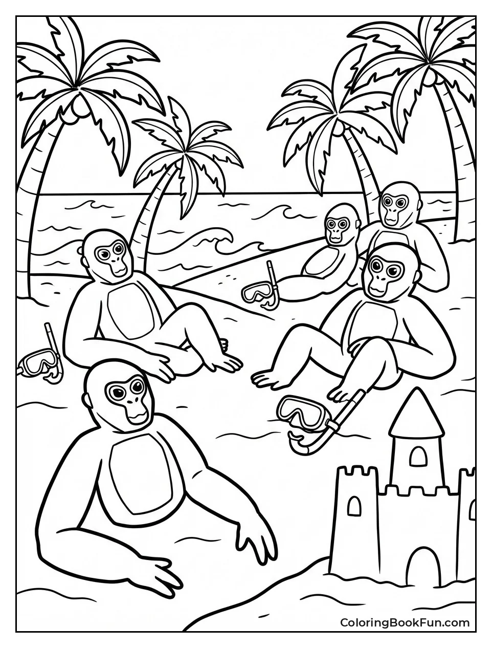 Beach Vacation Monkes