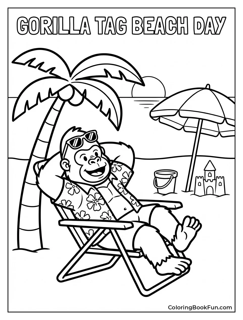 Hawaiian Shirt Chill Monke