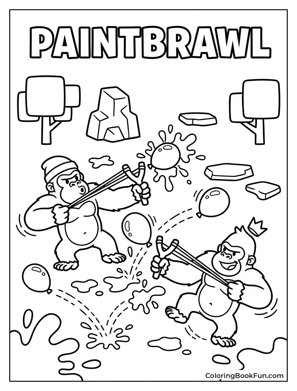 Paintbrawl Battle