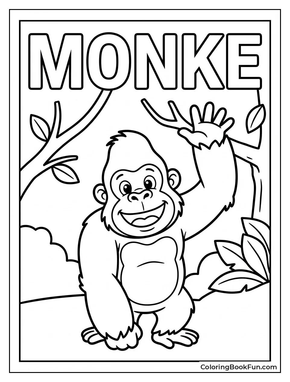 Smiling Monke Portrait