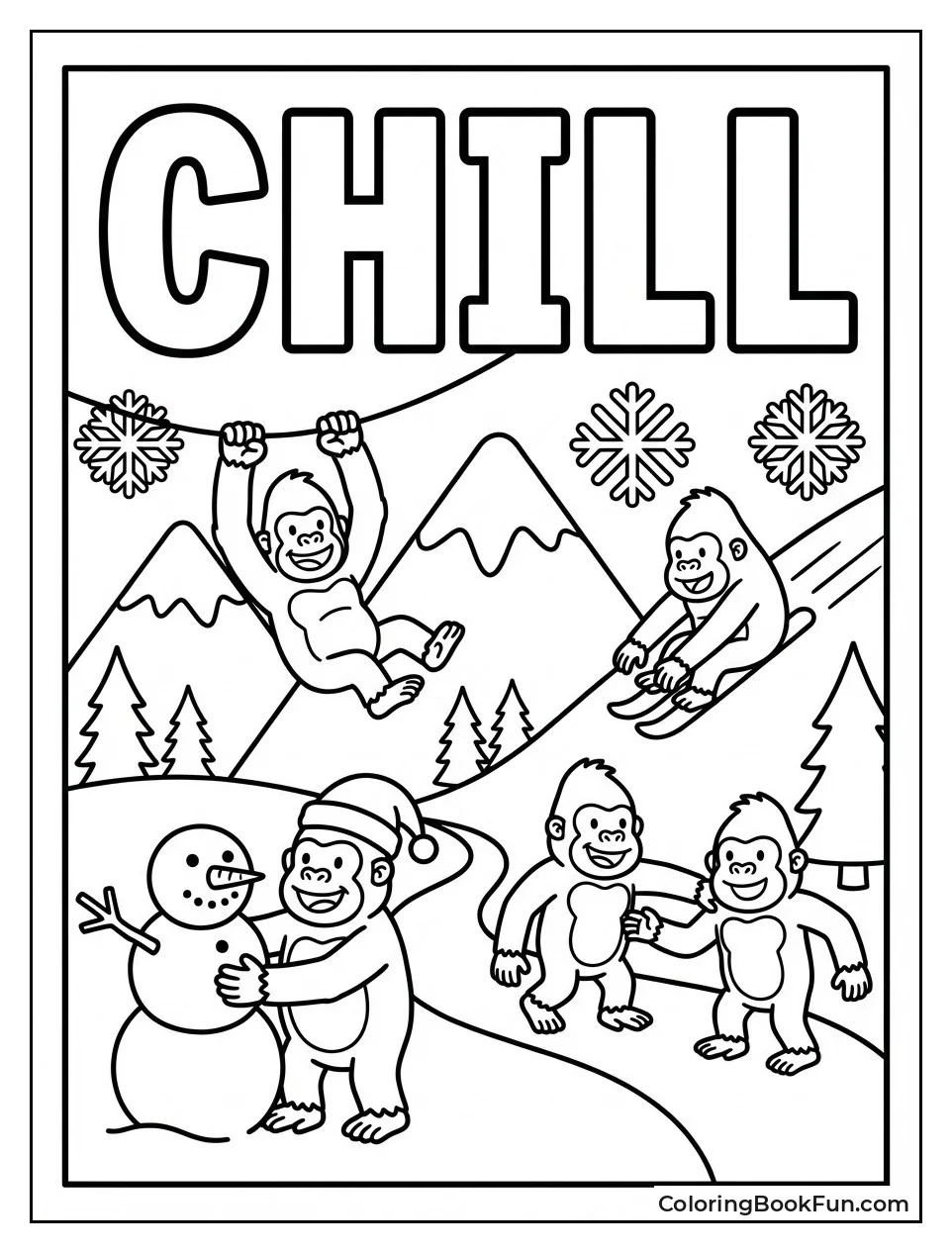 Snowy Mountain Chase