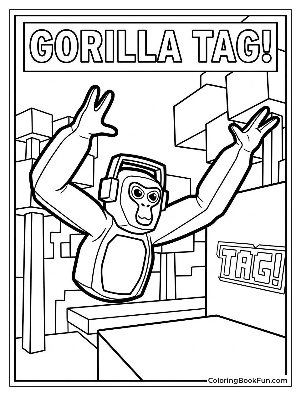 Swinging Gorilla Sketch