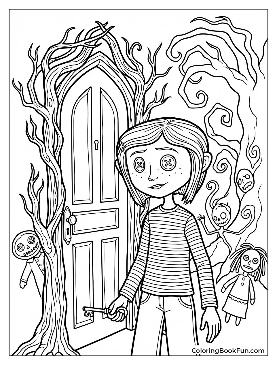 Gothic Coraline Portrait