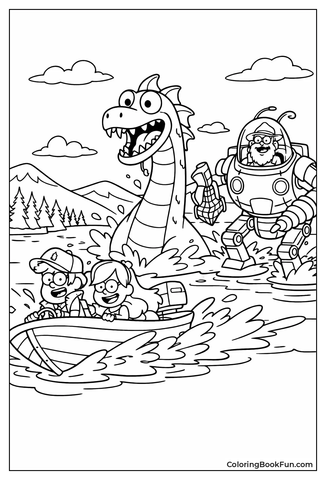 Gobblewonker Boat Chase