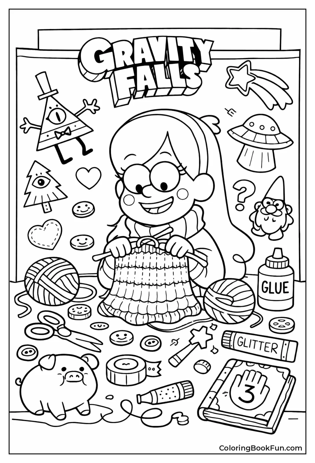 Mabel Crafting Sweater