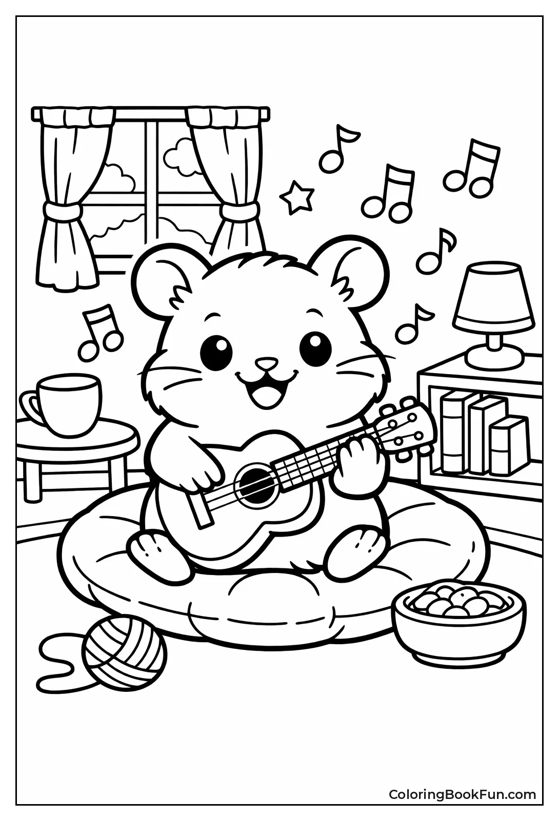 Guitar Playing Hamster