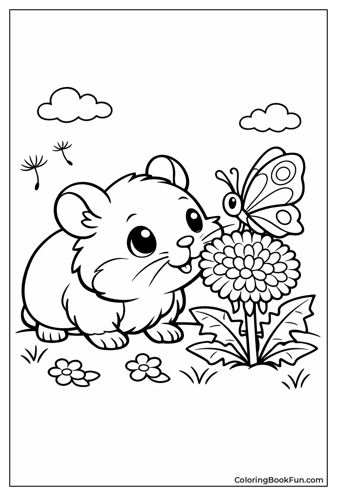 Hamster and Butterfly