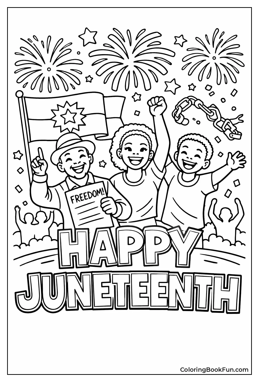 Happy Juneteenth Design