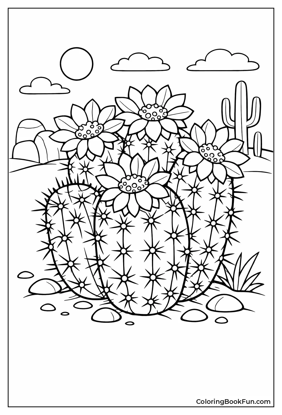 Hedgehog Cactus Flowers