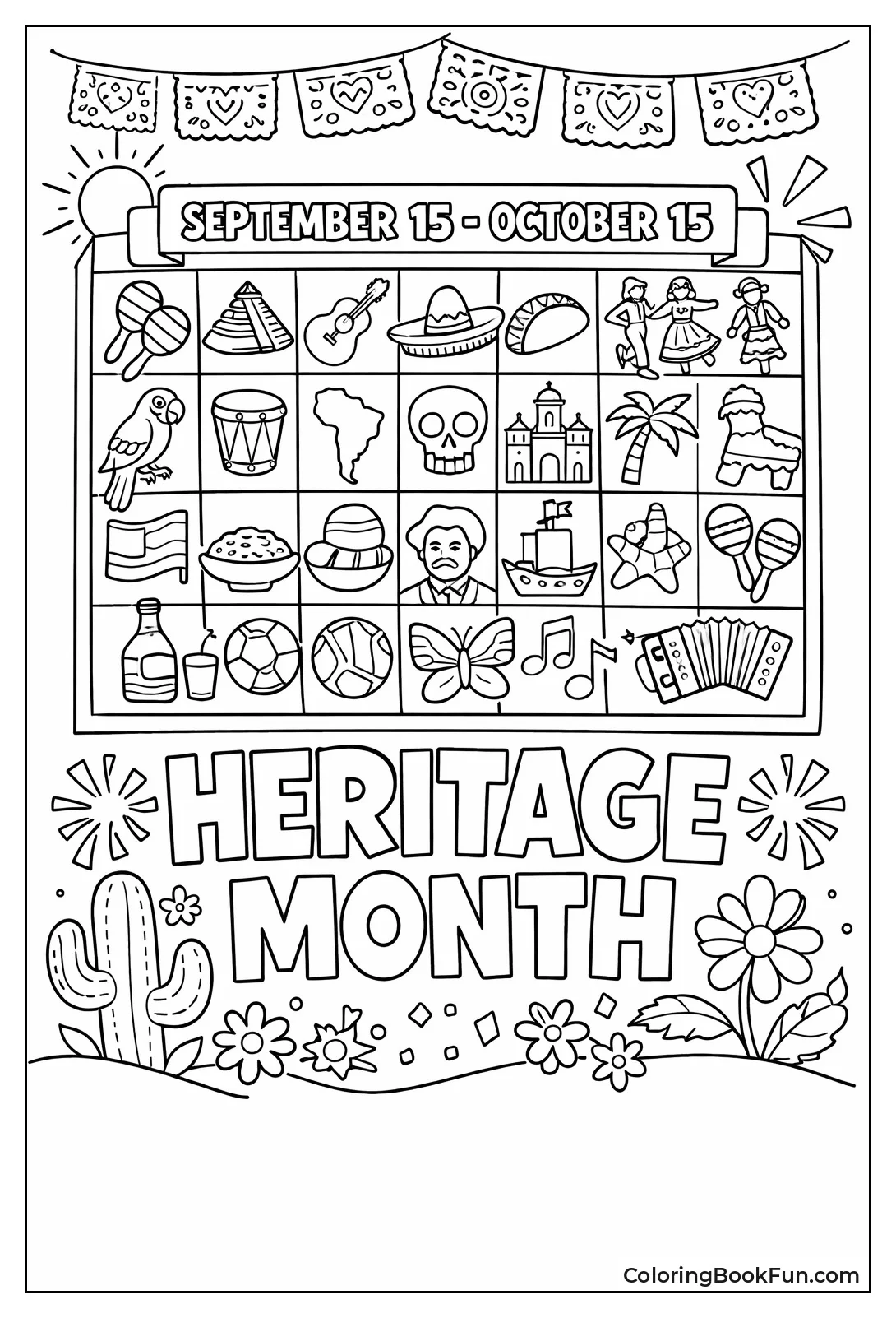 Heritage Month Calendar