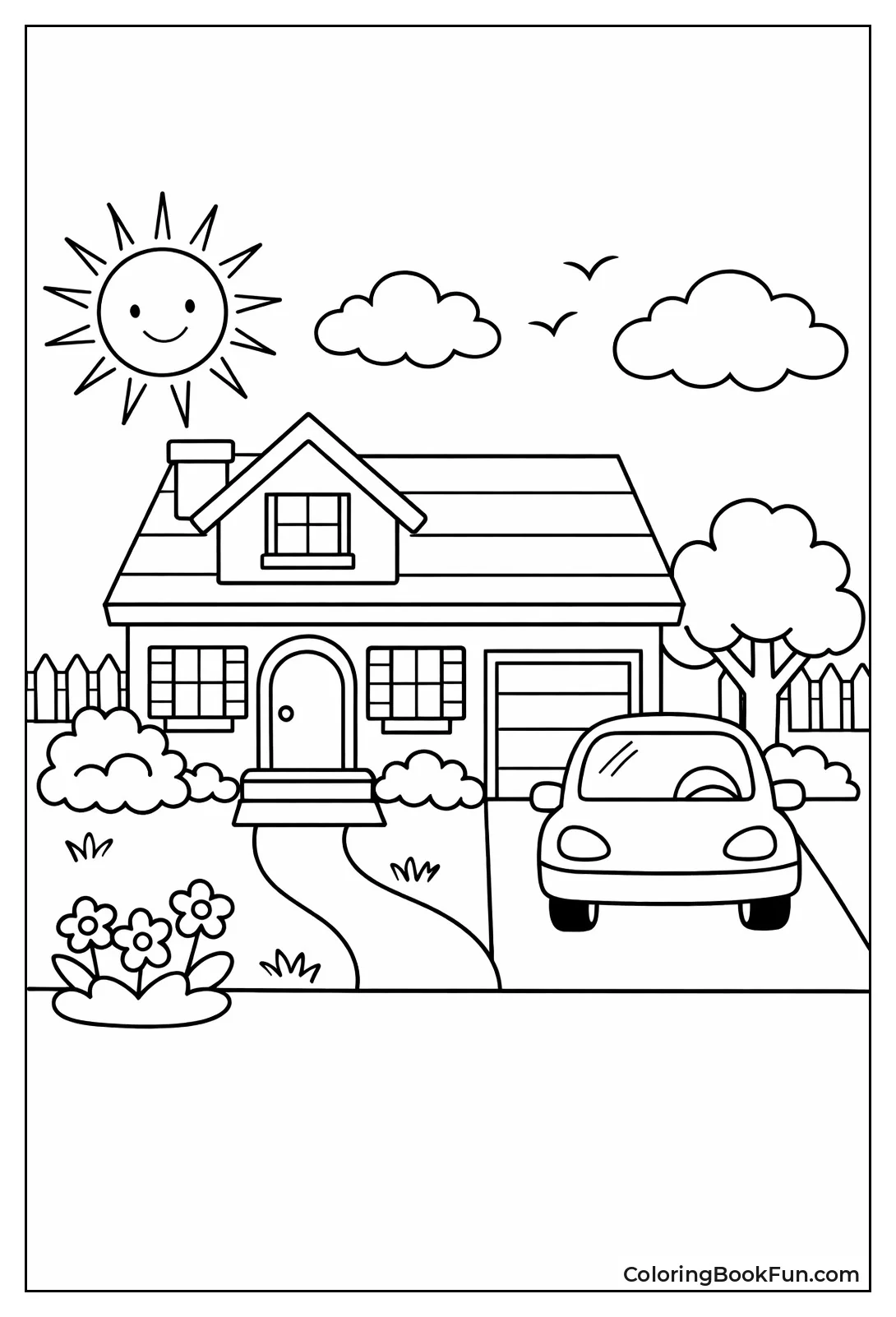 Daytime Suburban Home