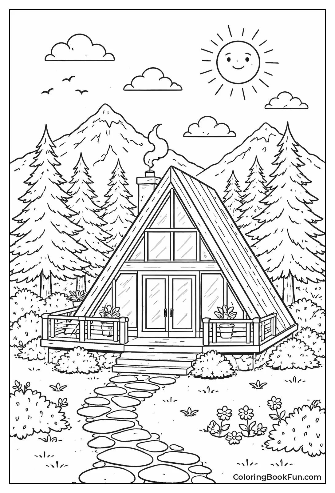 Mountain A Frame Cabin