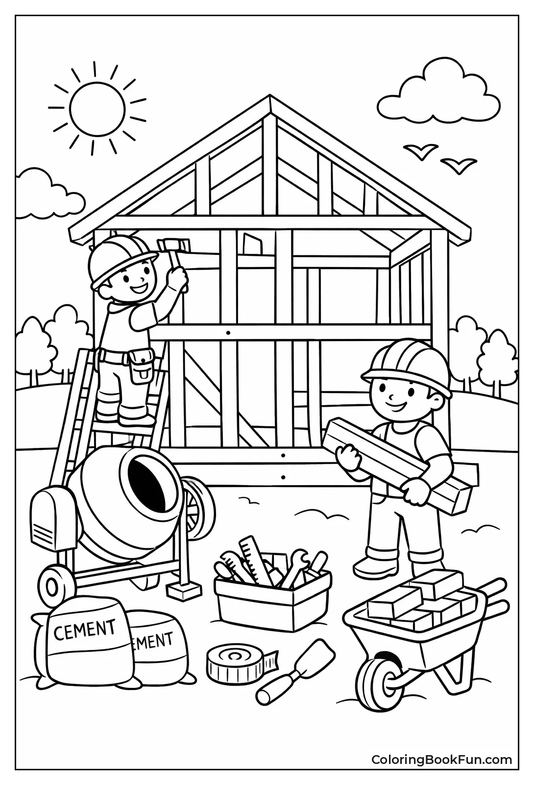 House Under Construction