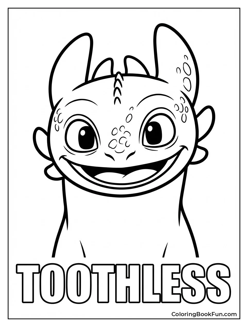 Toothless Portrait