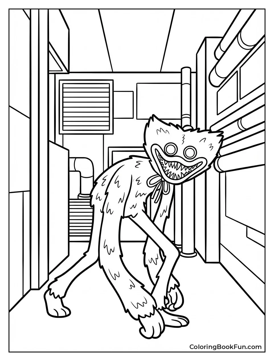 Corridor Lurking Huggy