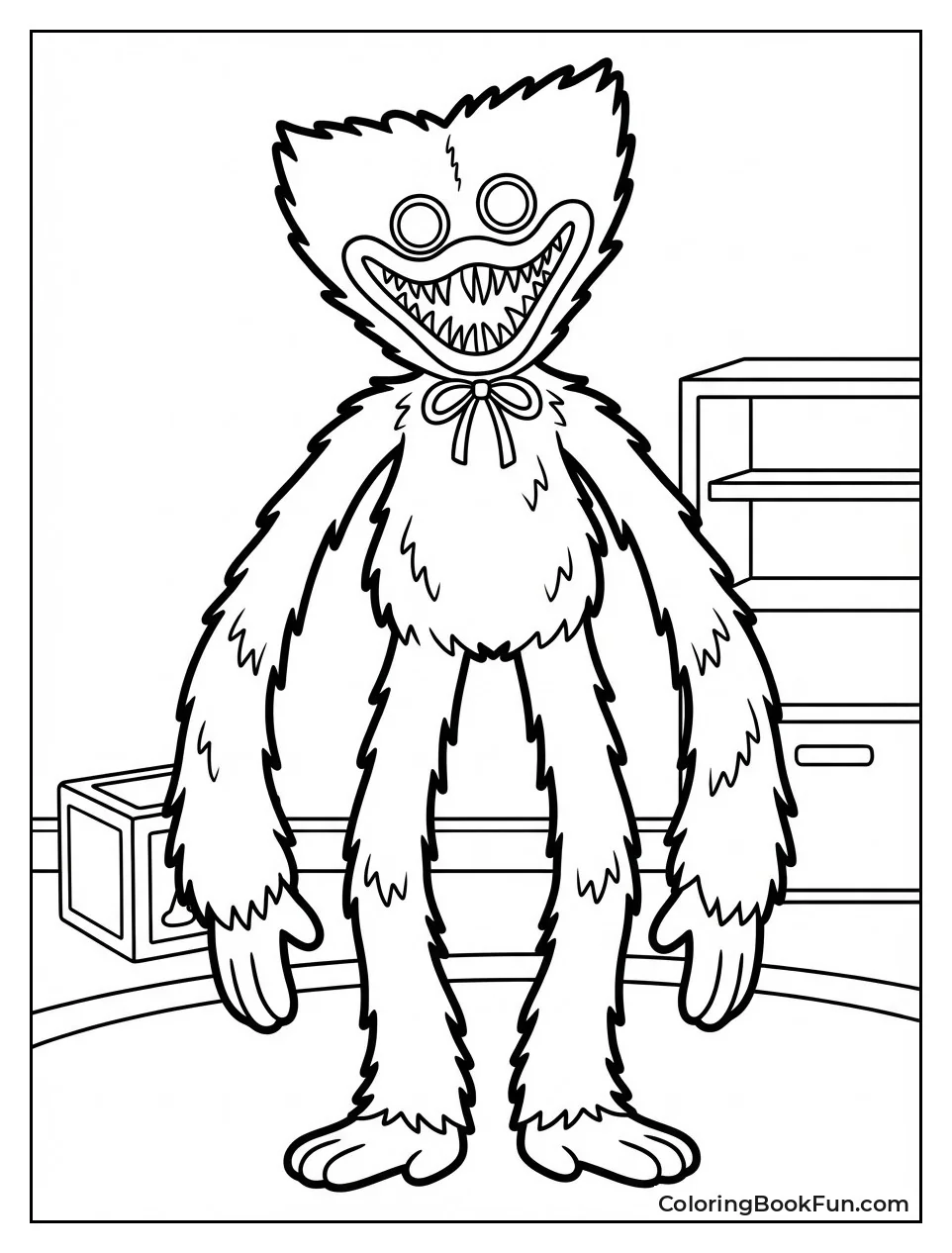 Detailed Realistic Huggy