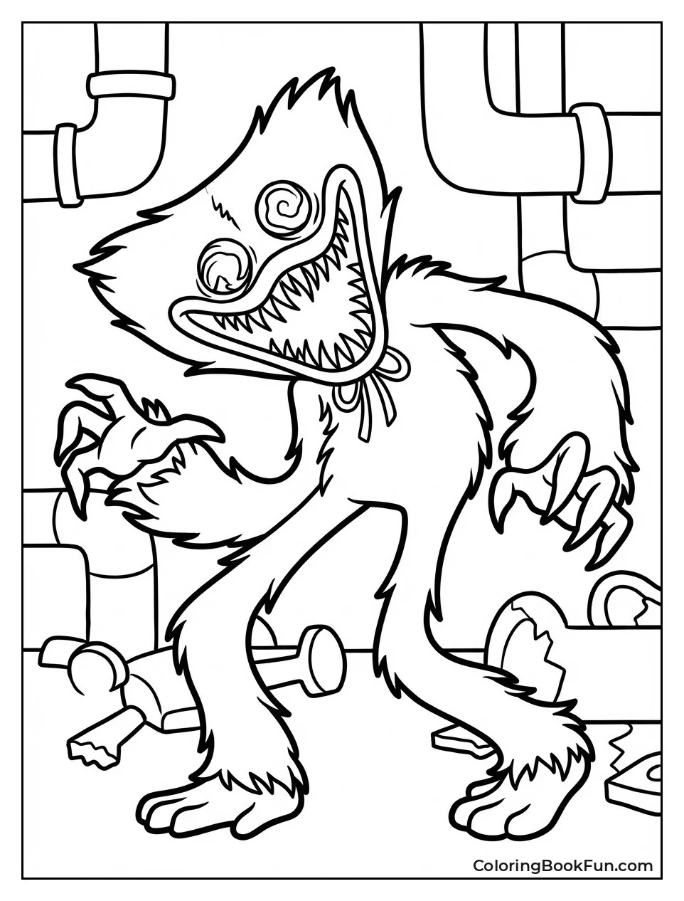 Nightmare Huggy Form