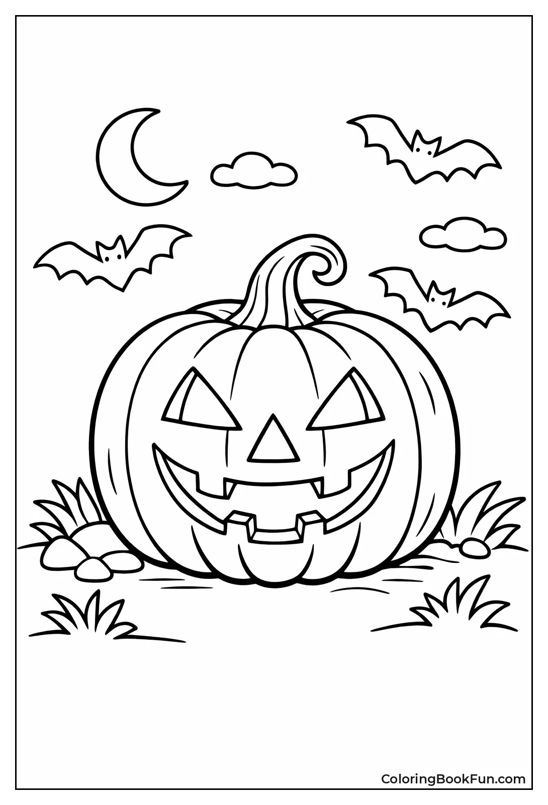 Bats Circling Lantern