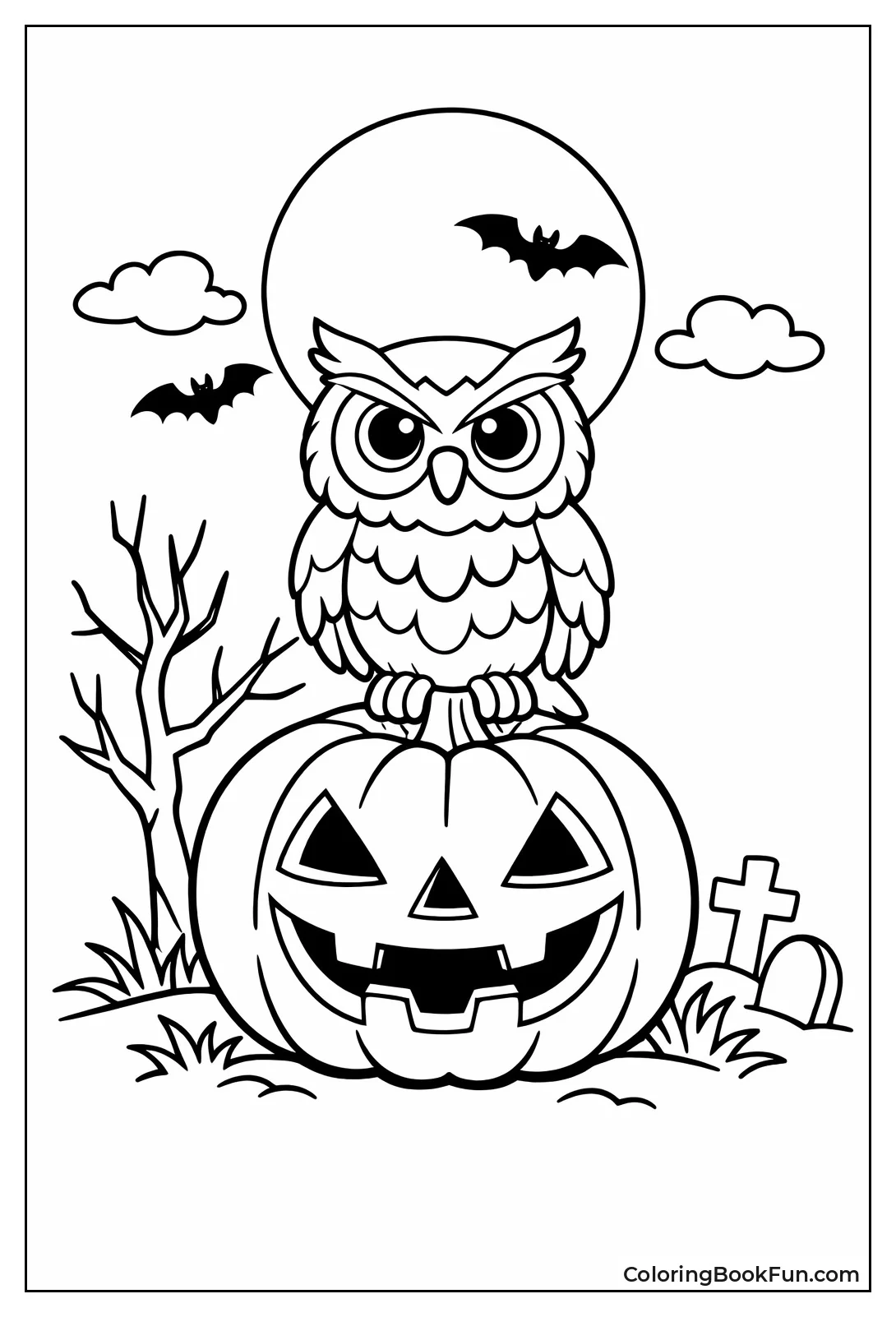 Owl and Pumpkin