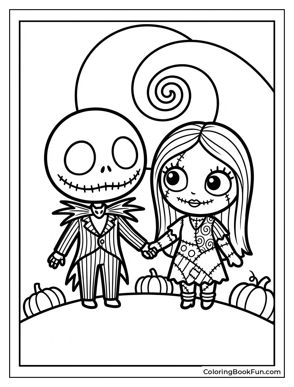 Kawaii Jack and Sally