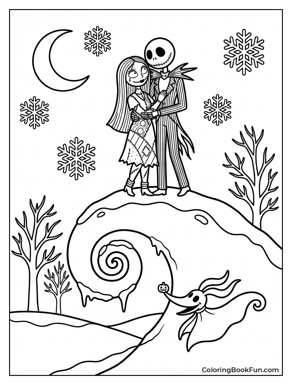 Romantic Hill Embrace