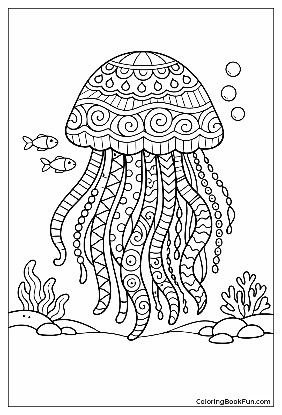 Abstract Zentangle Jelly