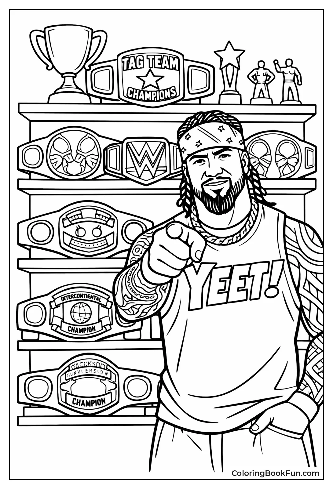 Tag Team Trophy Room